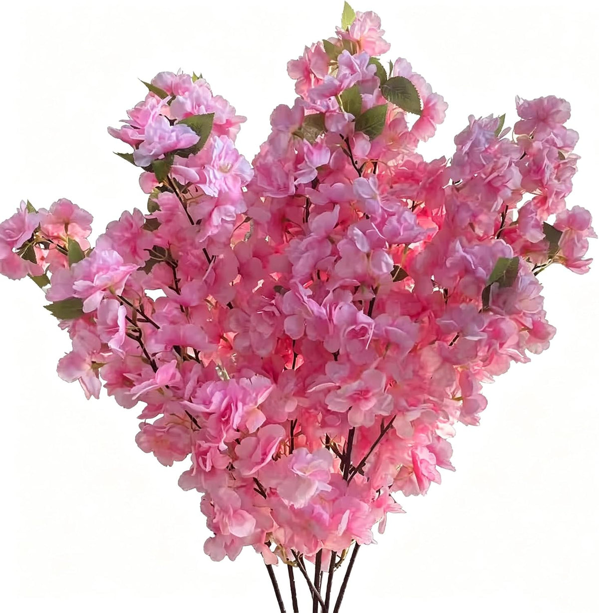Artificial Cherry Blossom Branch Peach Blossom Branch 33.5 inches