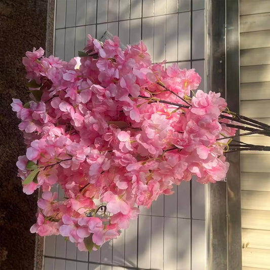Artificial Cherry Blossom Branch Peach Blossom Branch 33.5 inches