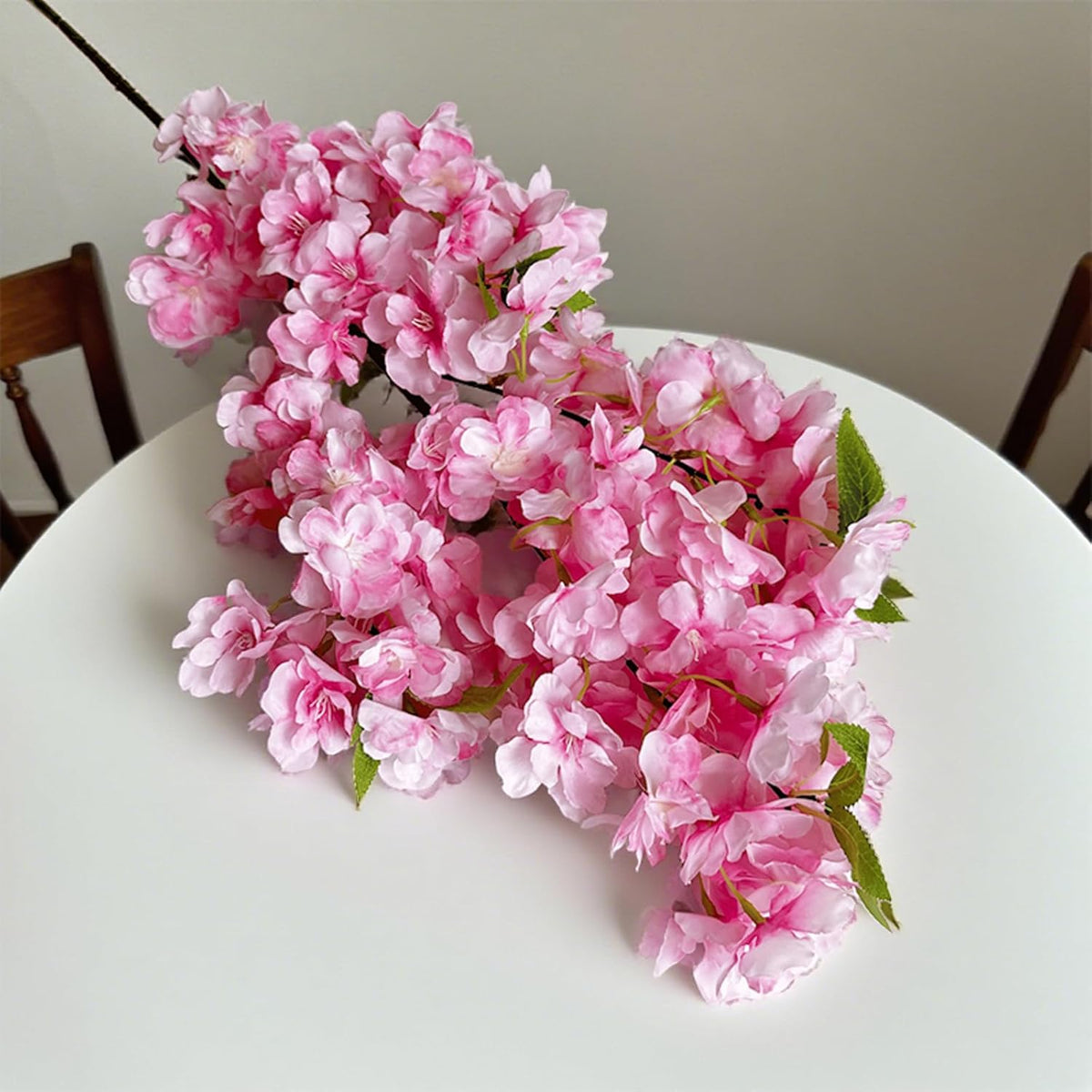 Artificial Cherry Blossom Branch Peach Blossom Branch 33.5 inches