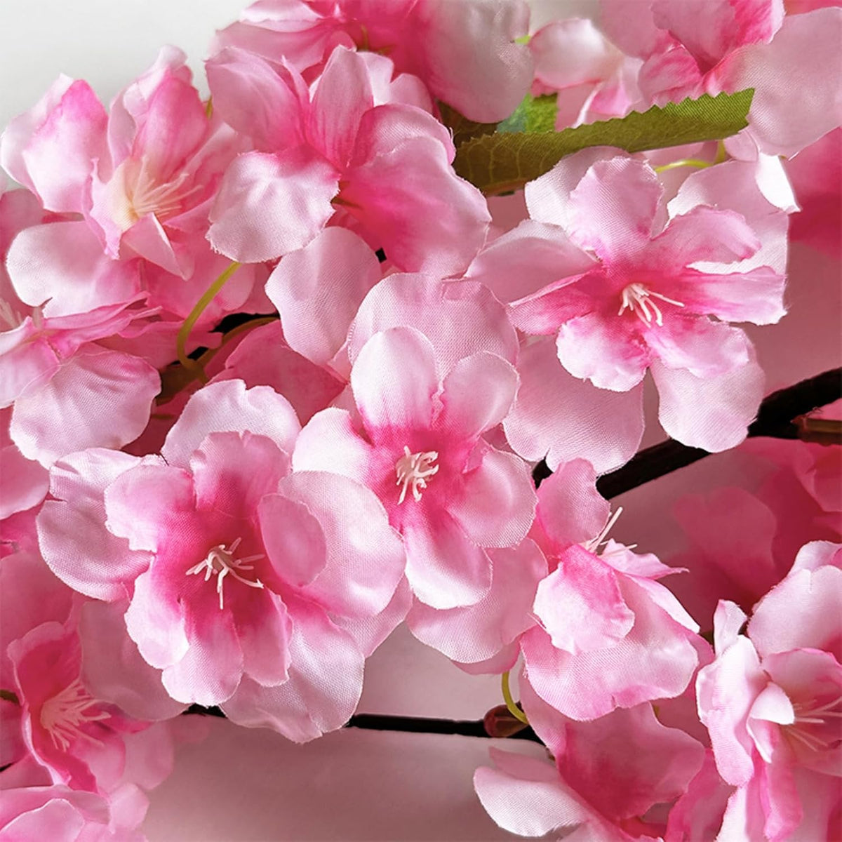Artificial Cherry Blossom Branch Peach Blossom Branch 33.5 inches