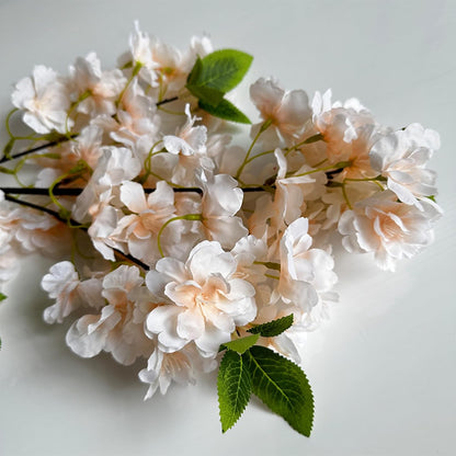 Artificial Cherry Blossom Branch Peach Blossom Branch 33.5 inches