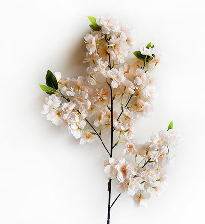 Artificial Cherry Blossom Branch Peach Blossom Branch 33.5 inches