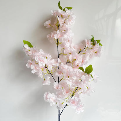 Artificial Cherry Blossom Branch Peach Blossom Branch 33.5 inches