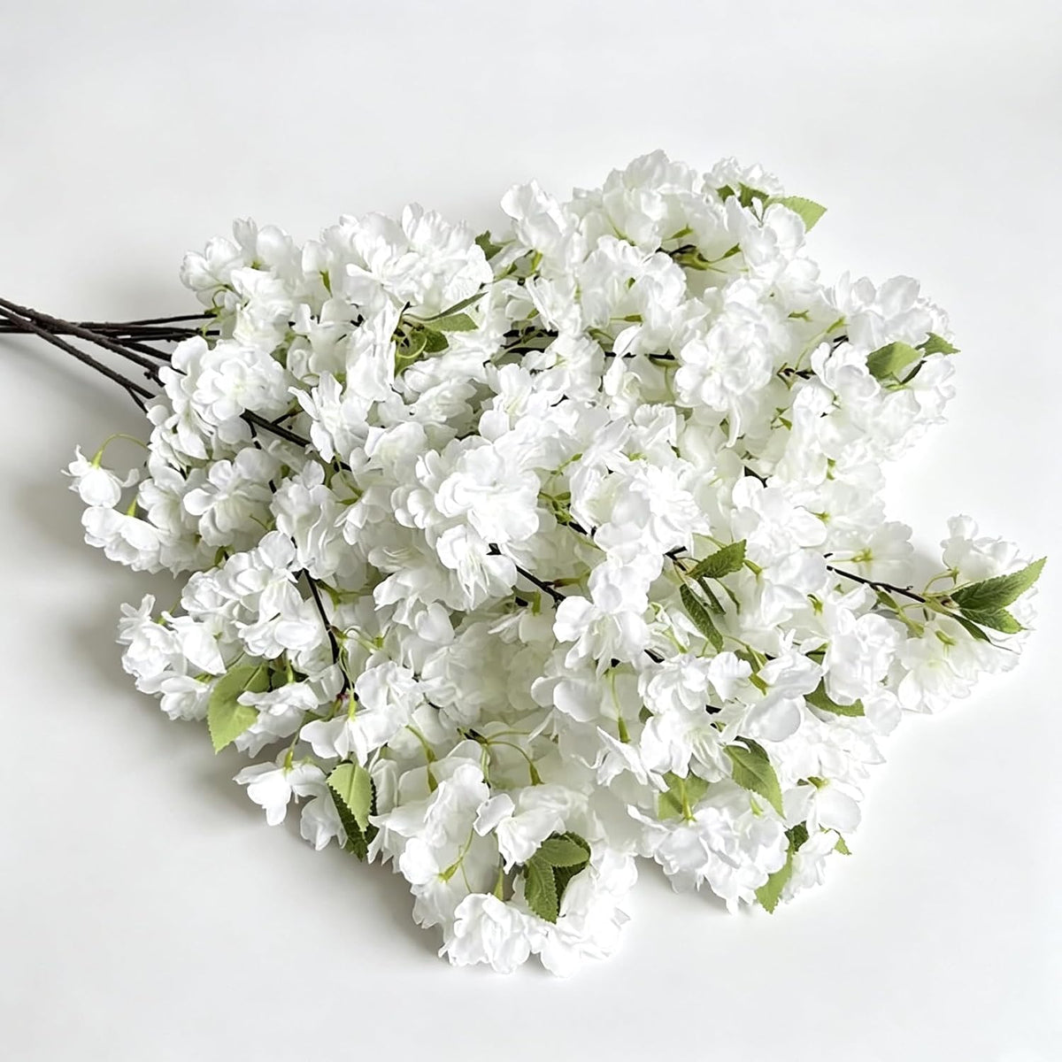 Artificial Cherry Blossom Branch Peach Blossom Branch 33.5 inches