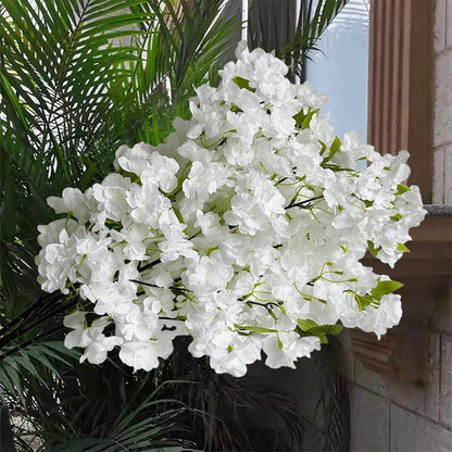 Artificial Cherry Blossom Branch Peach Blossom Branch 33.5 inches