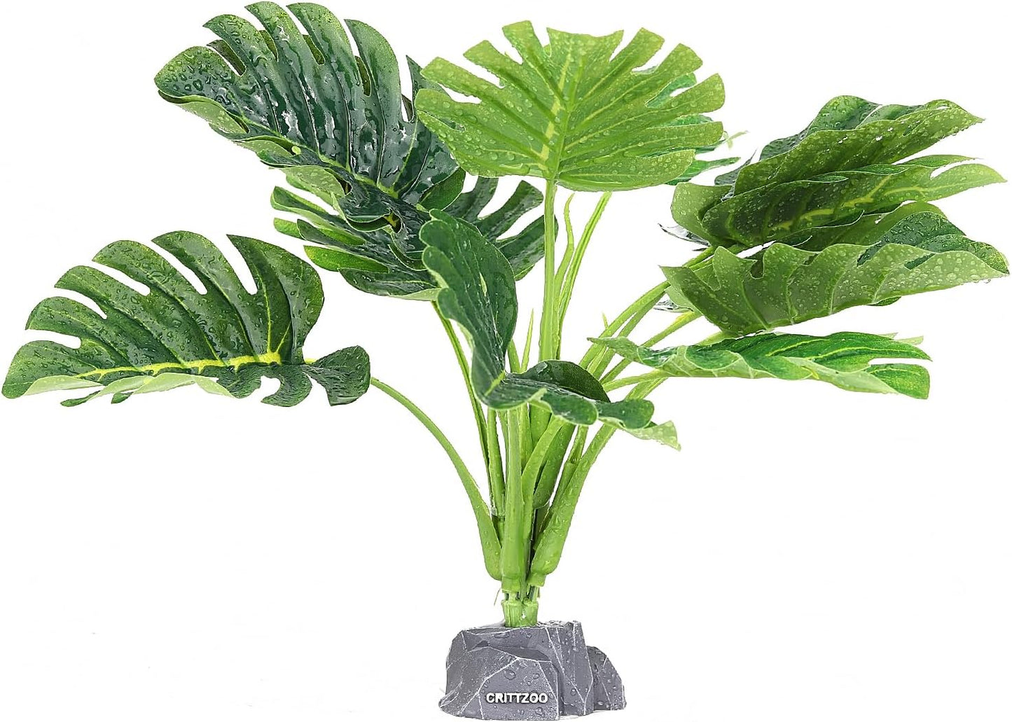 Reptile Terrarium Plants, Bearded Dragon Tank Decor Accessories for Ball Python Leopard Gecko Tree Frog Tarantula Lizard Corn Snake Tortoise Chameleon Crested Gecko - Fake Desert Dry Grass