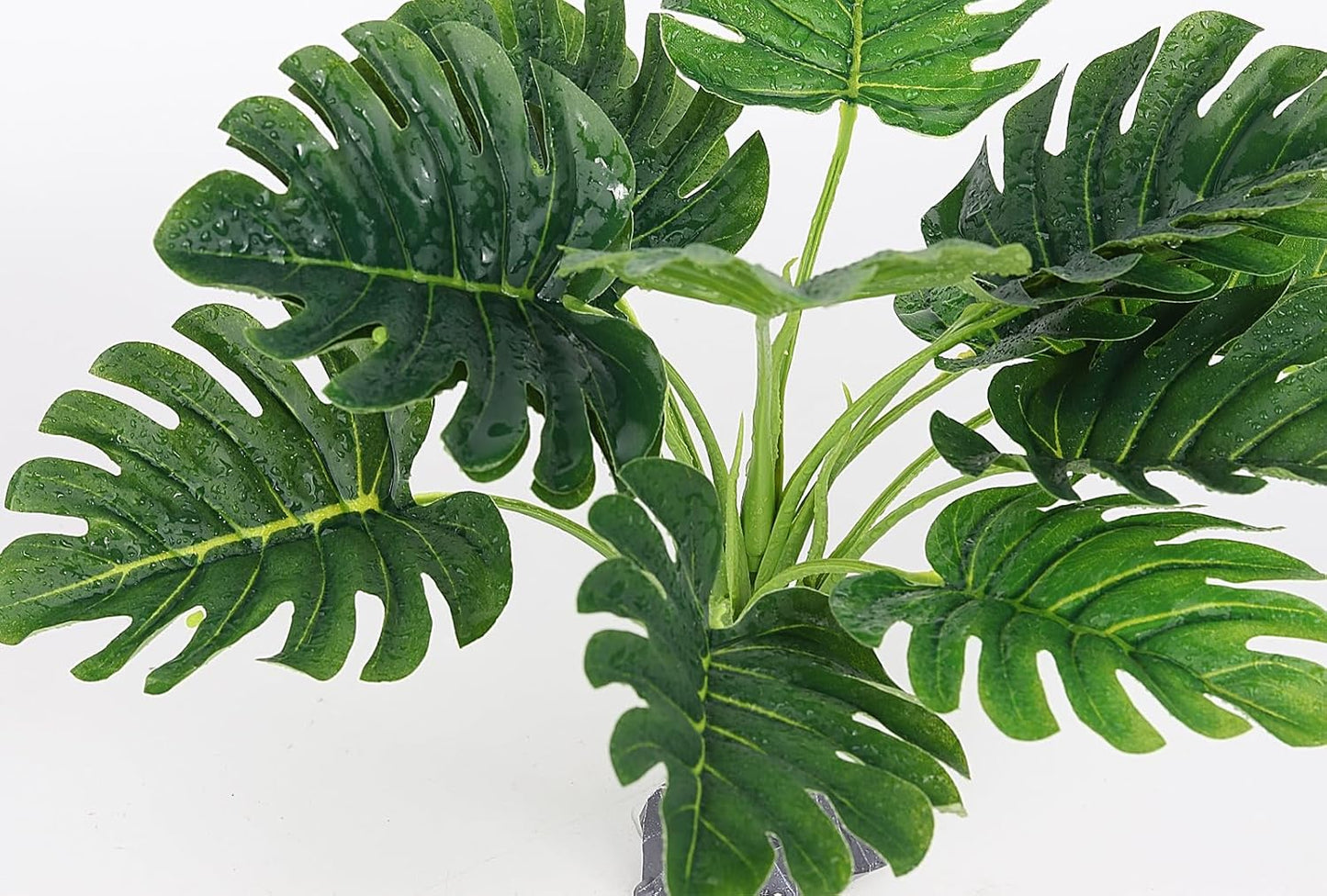 Reptile Terrarium Plants, Bearded Dragon Tank Decor Accessories for Ball Python Leopard Gecko Tree Frog Tarantula Lizard Corn Snake Tortoise Chameleon Crested Gecko - Fake Desert Dry Grass