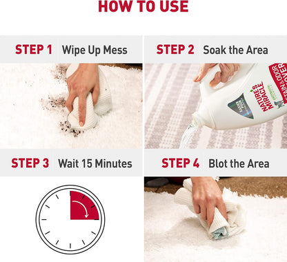 Outdoor Stain & Odor Remover, 64 fl oz, Removes Dog & Cat Messes, Convenient Flip & Go Sprayer, Ready-to-Use, Multi-Pet & Multi-Mess Formula