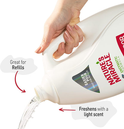 Outdoor Stain & Odor Remover, 64 fl oz, Removes Dog & Cat Messes, Convenient Flip & Go Sprayer, Ready-to-Use, Multi-Pet & Multi-Mess Formula