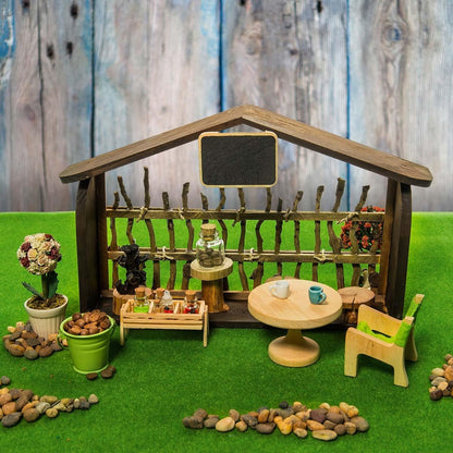 Fairy Garden Grass 6 x 6 Inches Miniature Artificial Craft Grass for Dollhouse Ornament DIY Decoration