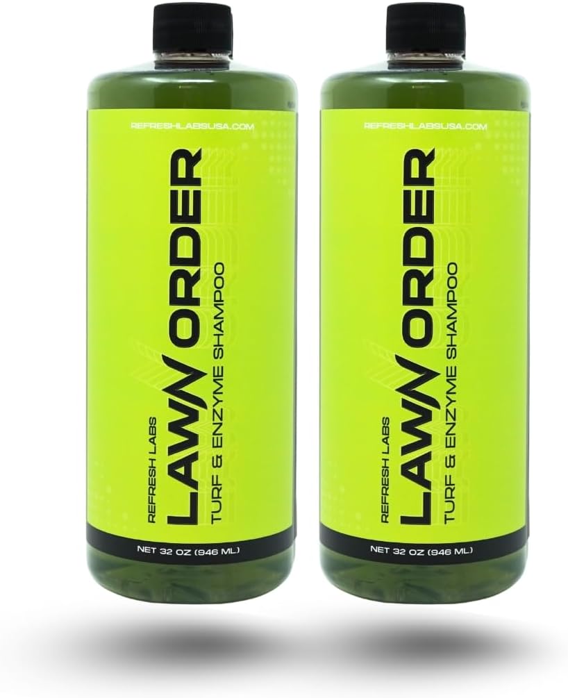 LawN Order Artificial Turf Cleaner & Odor Eliminator – Enzyme Powered, Pet & Kid Safe, Removes Pet Mess Smells (2 Pack (2 x 32 OZ))