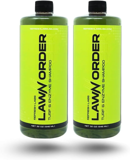 LawN Order Artificial Turf Cleaner & Odor Eliminator – Enzyme Powered, Pet & Kid Safe, Removes Pet Mess Smells (2 Pack (2 x 32 OZ))