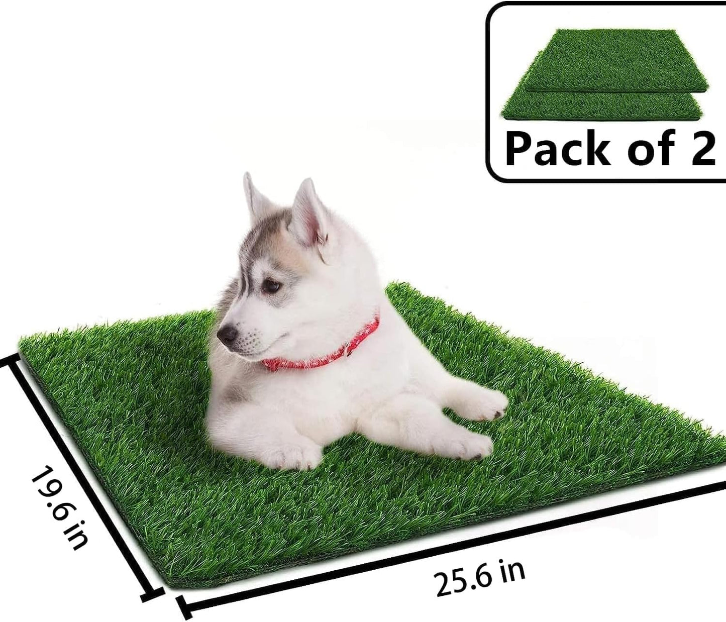 Dog Grass Pad,51.2x31.5In Fake Grass for Dogs,Artificial Grass Pee Pad for Puppies Potty Training Indoor Outdoor