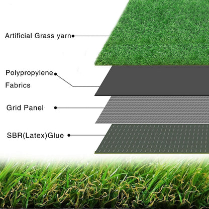 Dog Grass Pad,51.2x31.5In Fake Grass for Dogs,Artificial Grass Pee Pad for Puppies Potty Training Indoor Outdoor