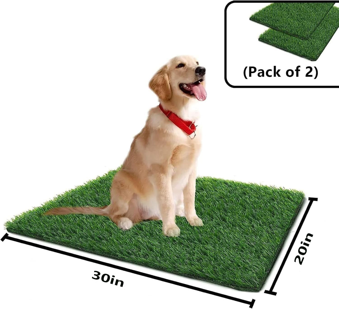 Dog Grass Pad,51.2x31.5In Fake Grass for Dogs,Artificial Grass Pee Pad for Puppies Potty Training Indoor Outdoor