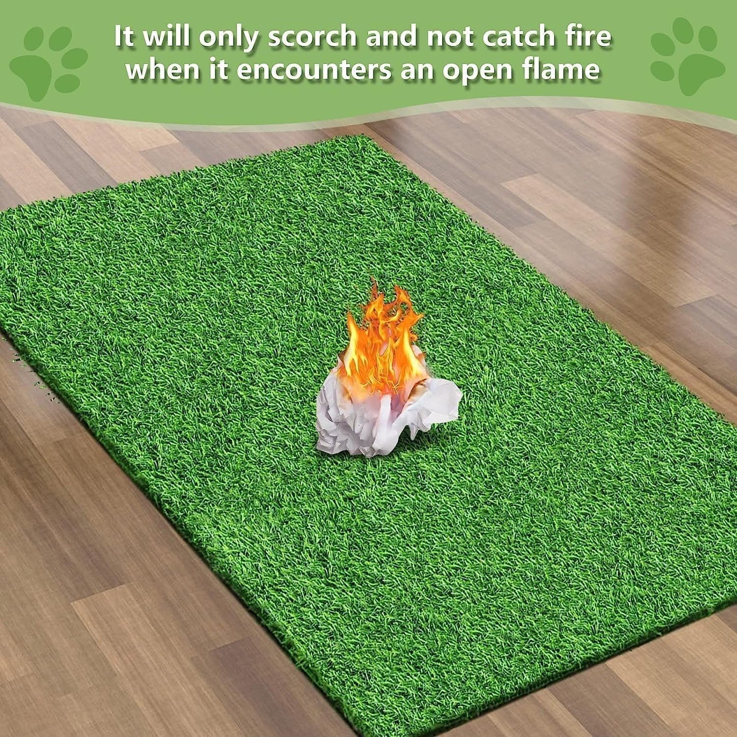 Dog Grass Pad,51.2x31.5In Fake Grass for Dogs,Artificial Grass Pee Pad for Puppies Potty Training Indoor Outdoor