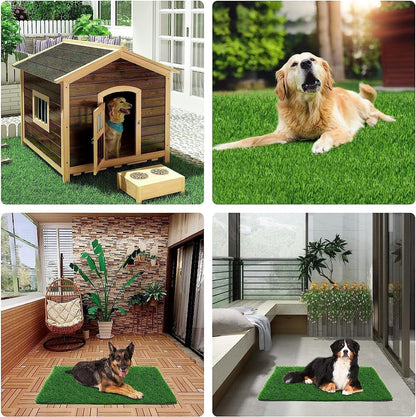 Dog Grass Pad,51.2x31.5In Fake Grass for Dogs,Artificial Grass Pee Pad for Puppies Potty Training Indoor Outdoor