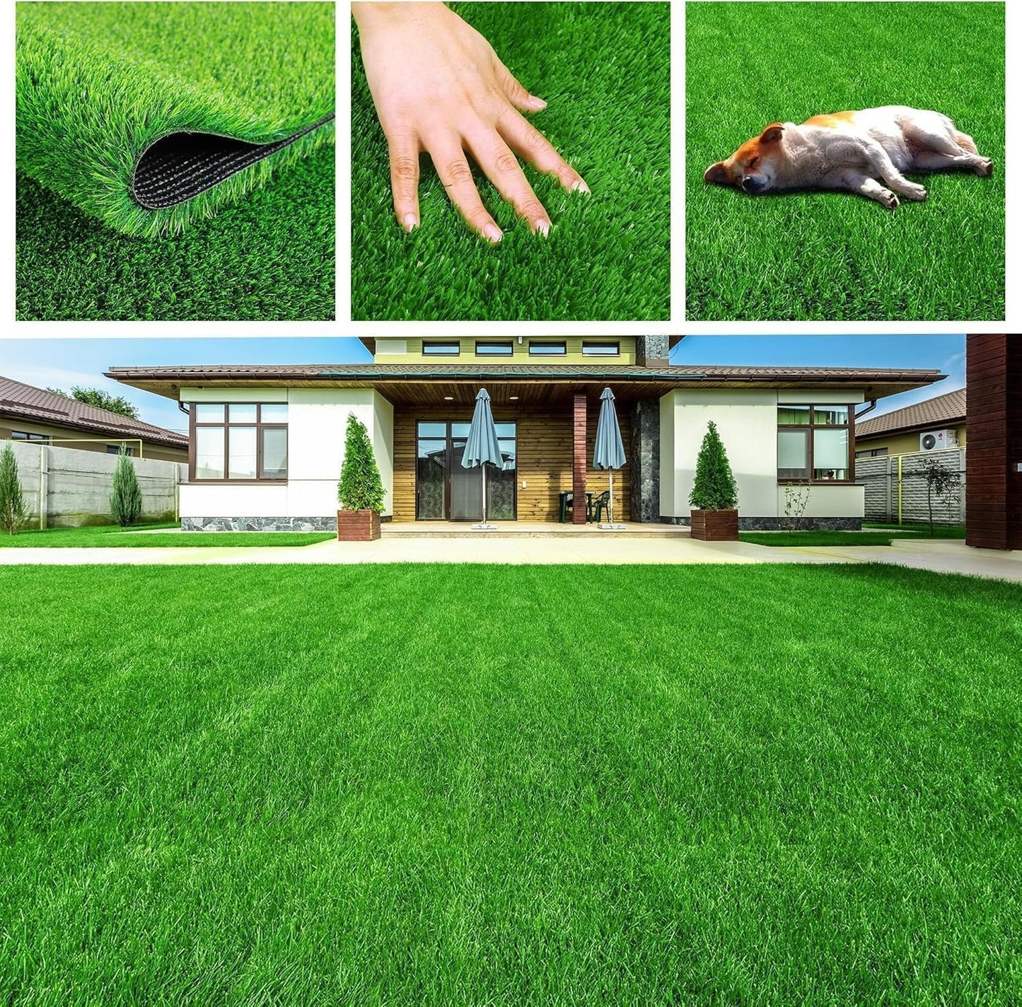 Dog Grass Pad,51.2x31.5In Fake Grass for Dogs,Artificial Grass Pee Pad for Puppies Potty Training Indoor Outdoor