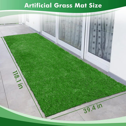 Dog Grass Pad,51.2x31.5In Fake Grass for Dogs,Artificial Grass Pee Pad for Puppies Potty Training Indoor Outdoor