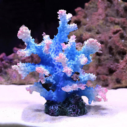 Aquarium Coral Ornament, Polyresin Coral Decor for Fish Tank Decoration Aquarium Landscape