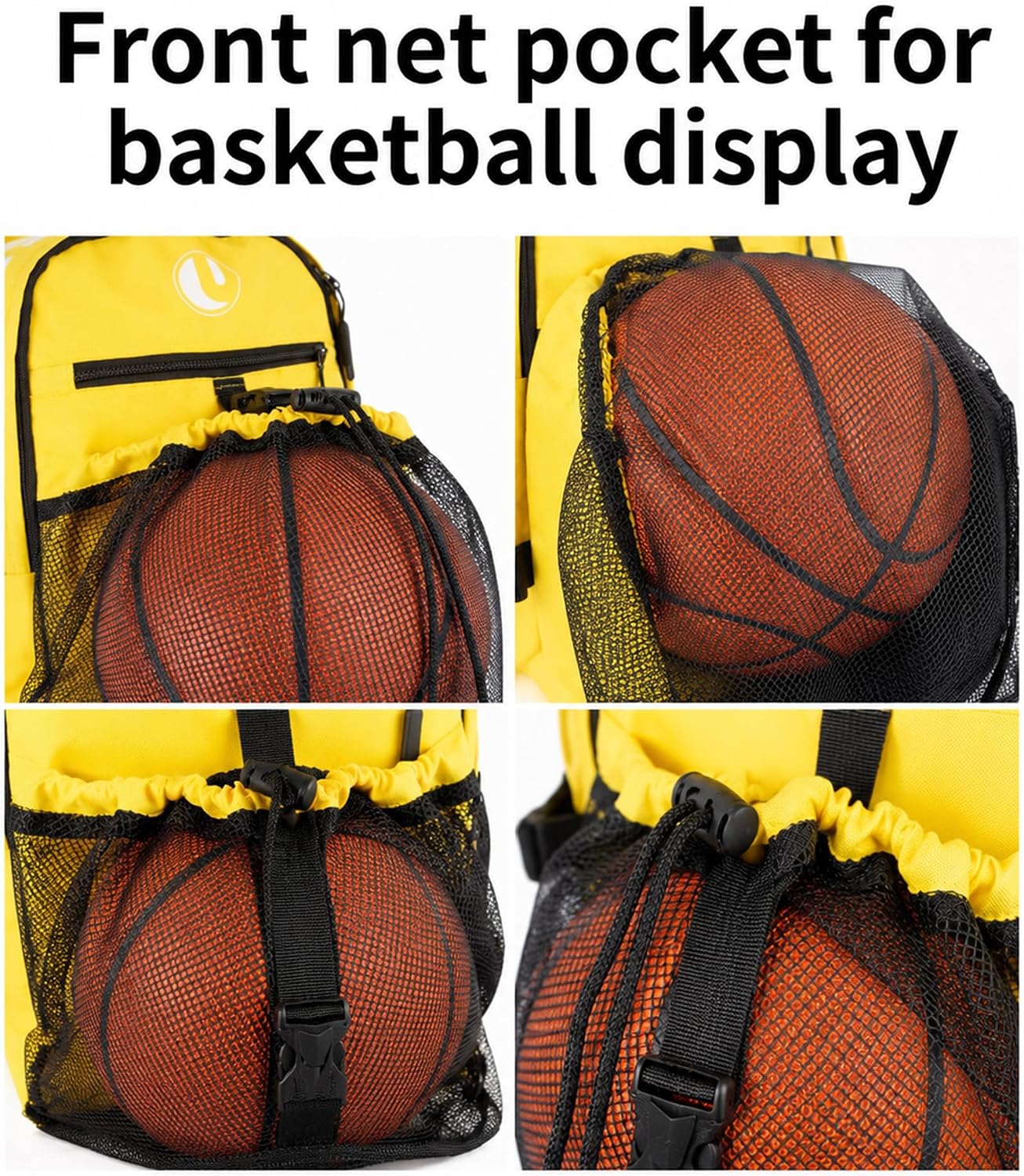 Basketball Backpack with Separate Ball Compartment & Shoe Storage - Durable Sports Bag for Kids & Youth, Water-Resistant Gym Bag for Soccer, Volleyball, and Basketball Gear Training