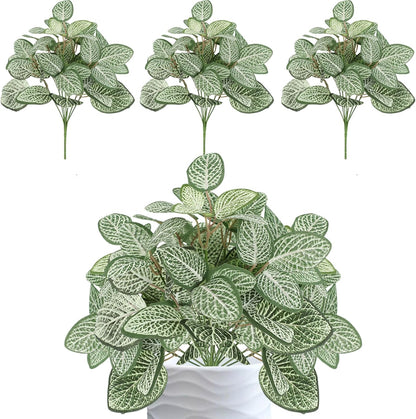 12PCS Artificial Tropical Leaves 13" Faux Monstera, Persian Caladium & Alocasia Plants Real Touch Greenery for Home Decor, DIY Centerpieces, Indoor Outdoor (12, Leaves-U)