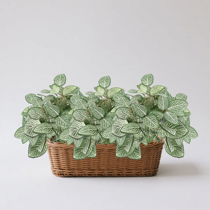 12PCS Artificial Tropical Leaves 13" Faux Monstera, Persian Caladium & Alocasia Plants Real Touch Greenery for Home Decor, DIY Centerpieces, Indoor Outdoor (12, Leaves-U)