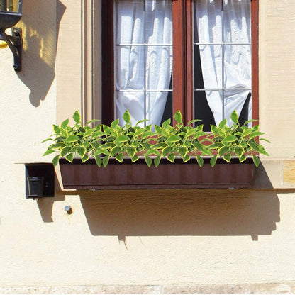 12PCS Artificial Tropical Leaves 13" Faux Monstera, Persian Caladium & Alocasia Plants Real Touch Greenery for Home Decor, DIY Centerpieces, Indoor Outdoor (12, Leaves-U)