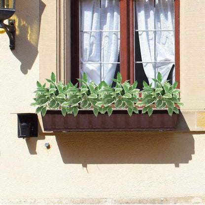 12PCS Artificial Tropical Leaves 13" Faux Monstera, Persian Caladium & Alocasia Plants Real Touch Greenery for Home Decor, DIY Centerpieces, Indoor Outdoor (12, Leaves-U)