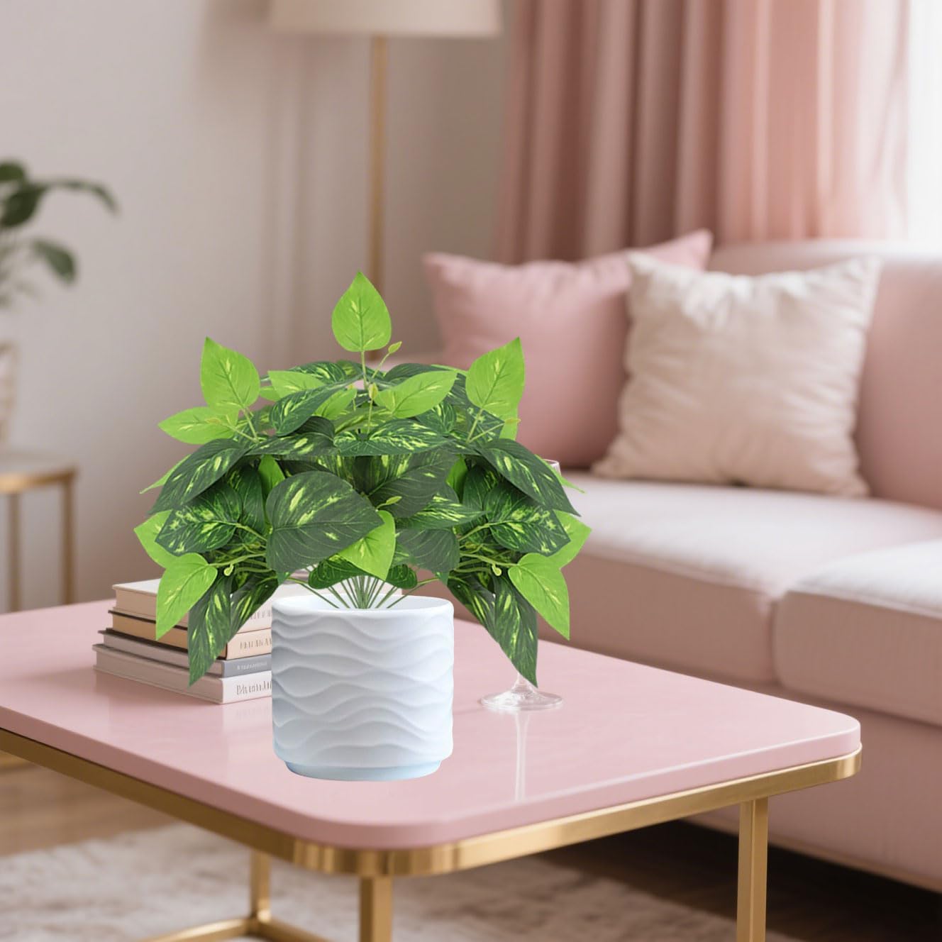 12PCS Artificial Tropical Leaves 13" Faux Monstera, Persian Caladium & Alocasia Plants Real Touch Greenery for Home Decor, DIY Centerpieces, Indoor Outdoor (12, Leaves-U)