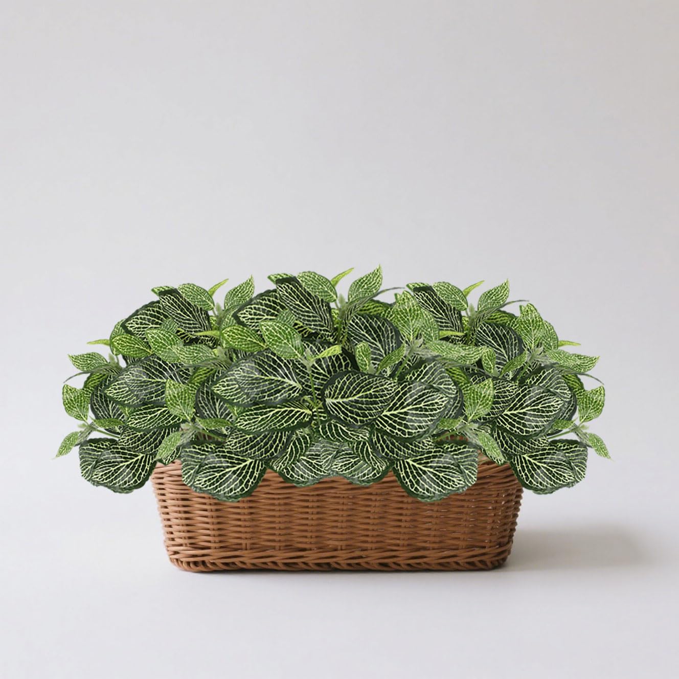 12PCS Artificial Tropical Leaves 13" Faux Monstera, Persian Caladium & Alocasia Plants Real Touch Greenery for Home Decor, DIY Centerpieces, Indoor Outdoor (12, Leaves-U)