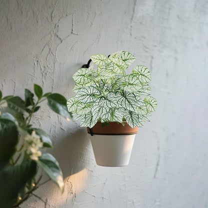 12PCS Artificial Tropical Leaves 13" Faux Monstera, Persian Caladium & Alocasia Plants Real Touch Greenery for Home Decor, DIY Centerpieces, Indoor Outdoor (12, Leaves-U)