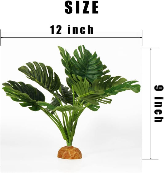 Fake Desert Dry Grass, Reptile Plants for Terrarium, Bearded Dragon Tank Accessories Habitat Decor fit Crested Gecko Leopard Lizard Chameleon Ball Python Snake