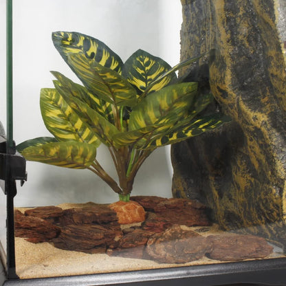 Fake Desert Dry Grass, Reptile Plants for Terrarium, Bearded Dragon Tank Accessories Habitat Decor fit Crested Gecko Leopard Lizard Chameleon Ball Python Snake