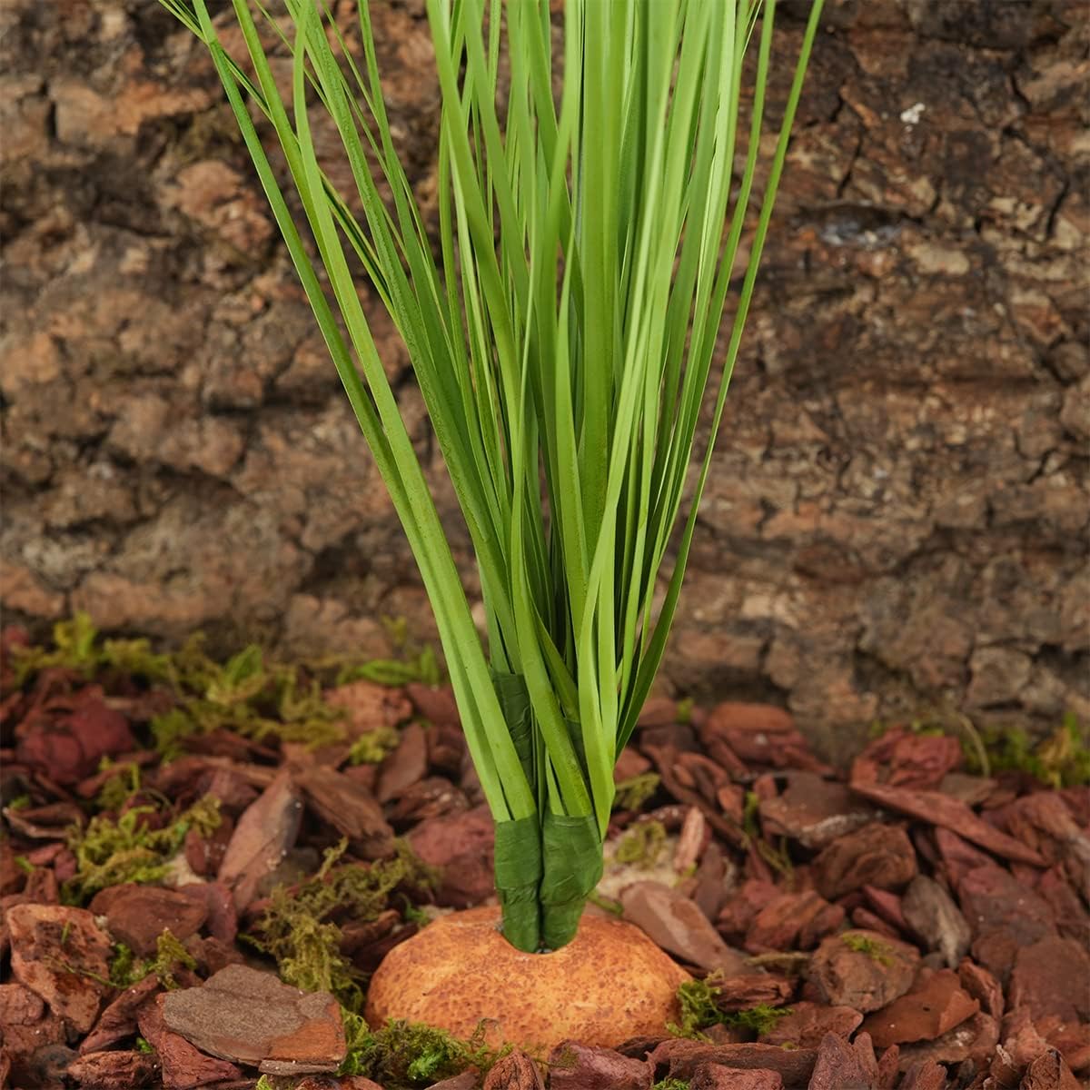 Fake Desert Dry Grass, Reptile Plants for Terrarium, Bearded Dragon Tank Accessories Habitat Decor fit Crested Gecko Leopard Lizard Chameleon Ball Python Snake
