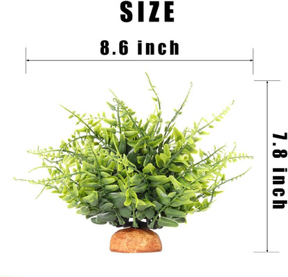 Fake Desert Dry Grass, Reptile Plants for Terrarium, Bearded Dragon Tank Accessories Habitat Decor fit Crested Gecko Leopard Lizard Chameleon Ball Python Snake