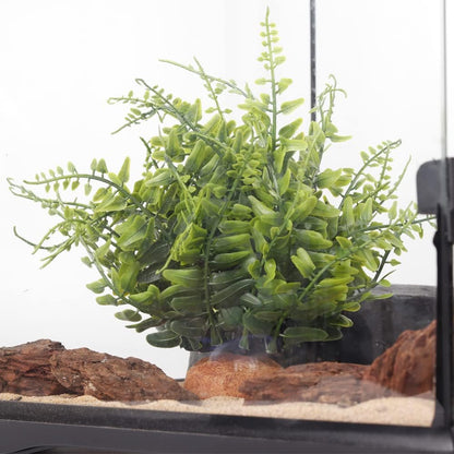 Fake Desert Dry Grass, Reptile Plants for Terrarium, Bearded Dragon Tank Accessories Habitat Decor fit Crested Gecko Leopard Lizard Chameleon Ball Python Snake