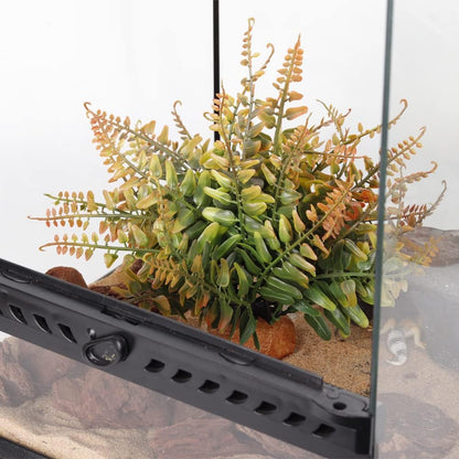 Fake Desert Dry Grass, Reptile Plants for Terrarium, Bearded Dragon Tank Accessories Habitat Decor fit Crested Gecko Leopard Lizard Chameleon Ball Python Snake