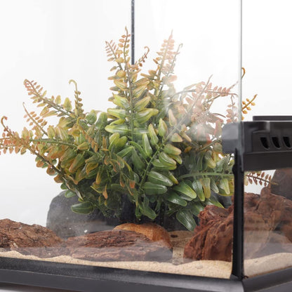 Fake Desert Dry Grass, Reptile Plants for Terrarium, Bearded Dragon Tank Accessories Habitat Decor fit Crested Gecko Leopard Lizard Chameleon Ball Python Snake