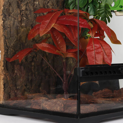 Fake Desert Dry Grass, Reptile Plants for Terrarium, Bearded Dragon Tank Accessories Habitat Decor fit Crested Gecko Leopard Lizard Chameleon Ball Python Snake