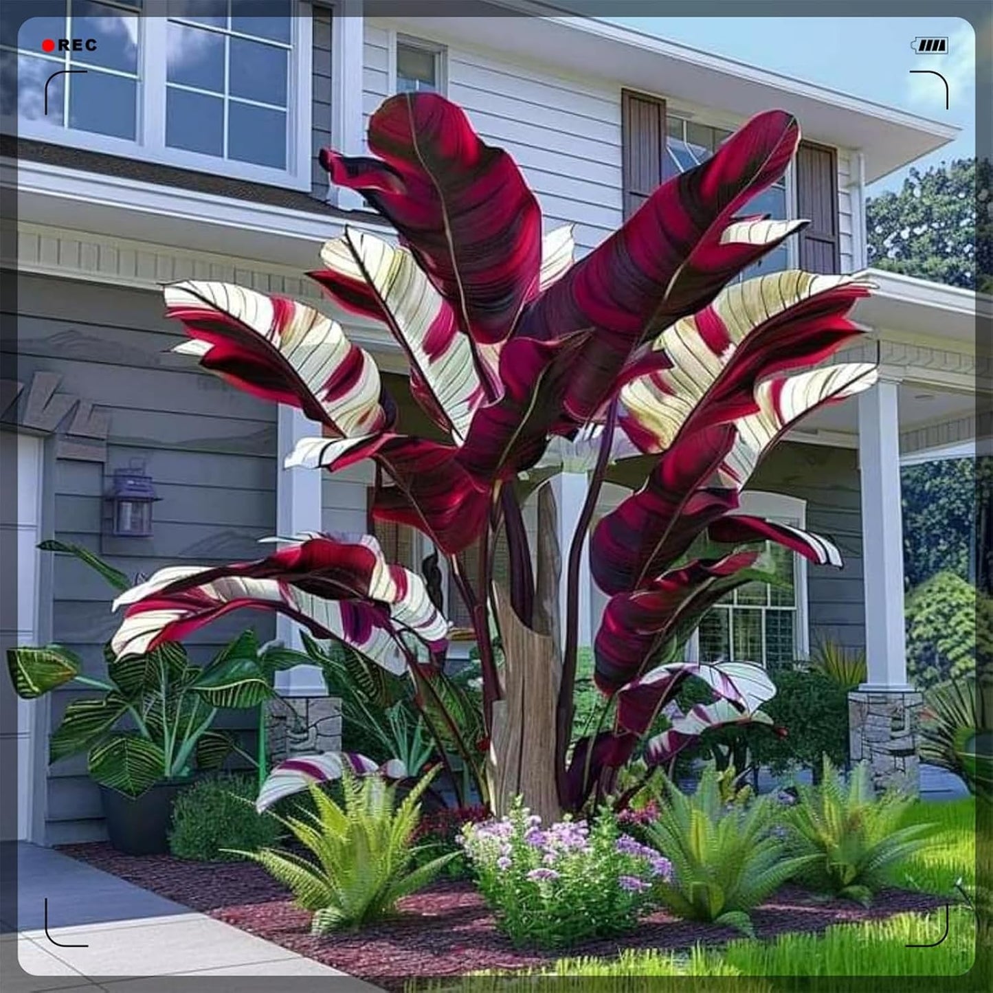 Shaped Elephant Ears, a clumping, Shade-Tolerant, and Easy-to-Care-for is Suitable for Outdoor Gardens and Potted C007-2 Bulbs