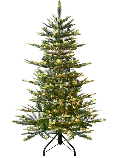 7.5ft Pre-Lit Aspen Fir Artificial Christmas Tree