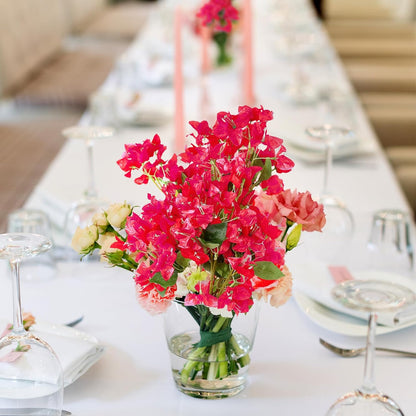 8PCS Silk Bougainvillea Artificial Flowers, UV Resistant, 48 Branches, Long Stems Faux Flower, Realistic Fake Bougainvillea Vines, for Wedding Porch Home Party Garden DIY Decor - 38 inch (Fuchsia)