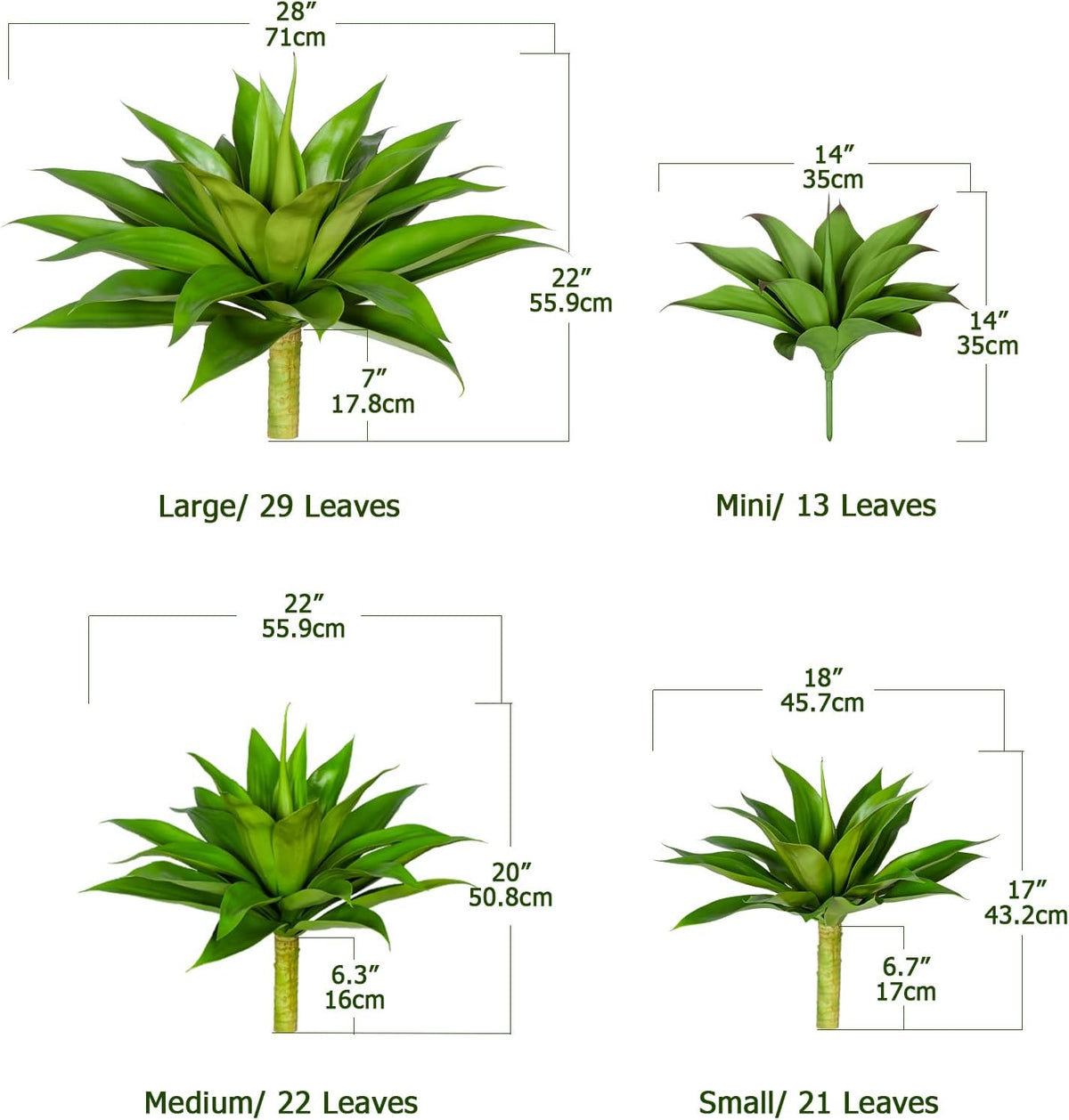 Artificial Agave Plants,Large UV Resistant Fake Agave Planters for Indoor and Outdoor Decorating Artificial Plants for Outdoors Fake Plants 2Pack, 28" Red