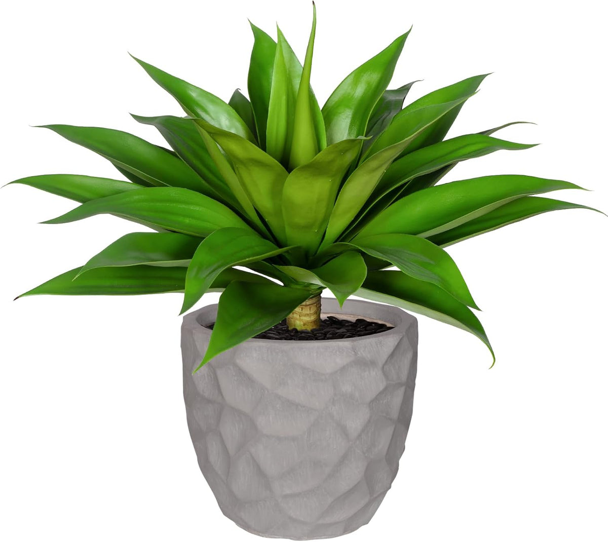 Artificial Agave Plants,Large UV Resistant Fake Agave Planters for Indoor and Outdoor Decorating Artificial Plants for Outdoors Fake Plants 2Pack, 28" Red