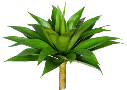 Artificial Agave Plants,Large UV Resistant Fake Agave Planters for Indoor and Outdoor Decorating Artificial Plants for Outdoors Fake Plants 2Pack, 28" Red