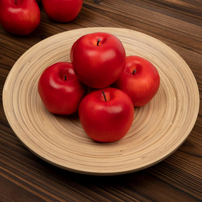12Pcs Artificial Red Fake Apples for Decoration