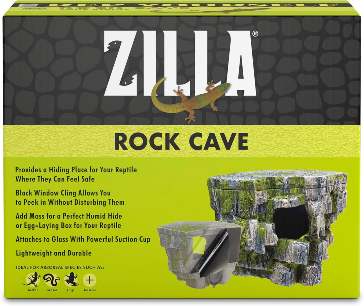 Vertical Décor Rock Cave 8.75 x 5.875 x 7.25",Grey