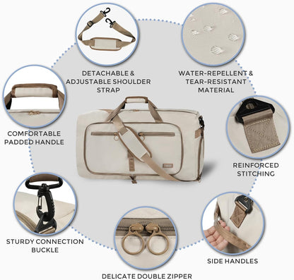 65L Duffle Bag Foldable Travel Duffel Bags for Men Women Travel Bag