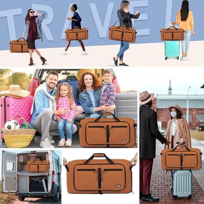 65L Duffle Bag Foldable Travel Duffel Bags for Men Women Travel Bag